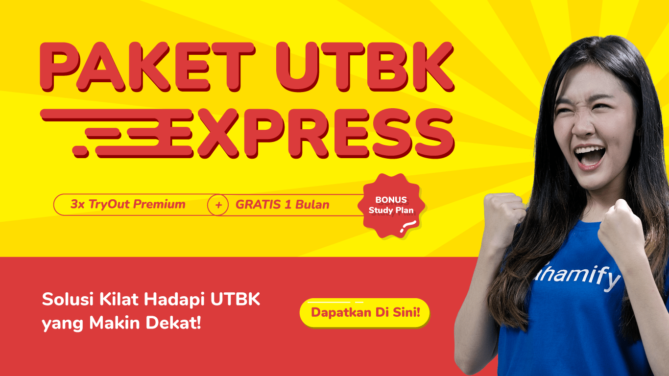 Paket belajar UTBK Express, lebih siap hadapi UTBK