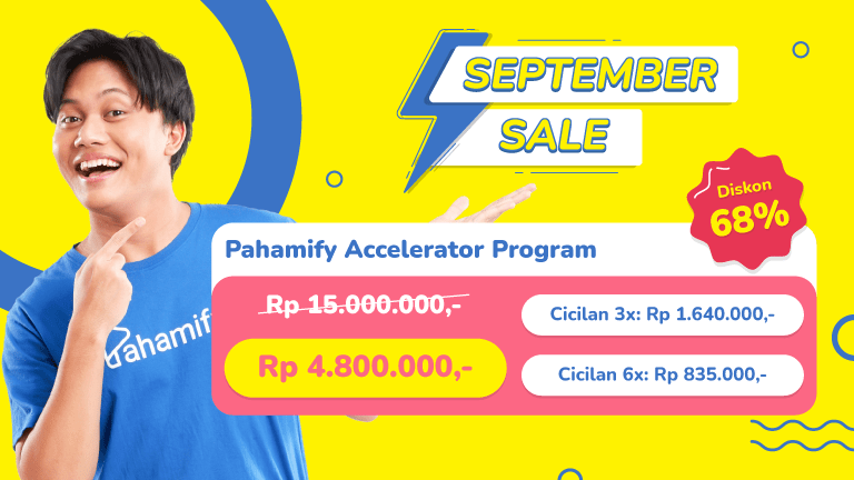 Pahamify Accelerator Program diskon hingga 68%
