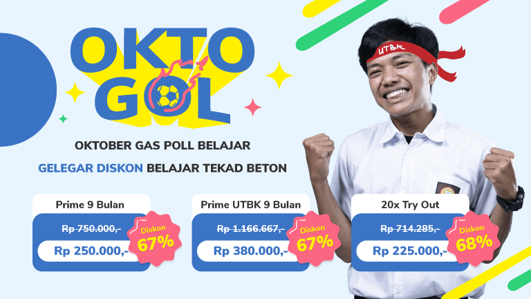Persiapan UTBK makin mantap, dapatkan diskon spesial Promo Oktober Gas Poll sekarang!